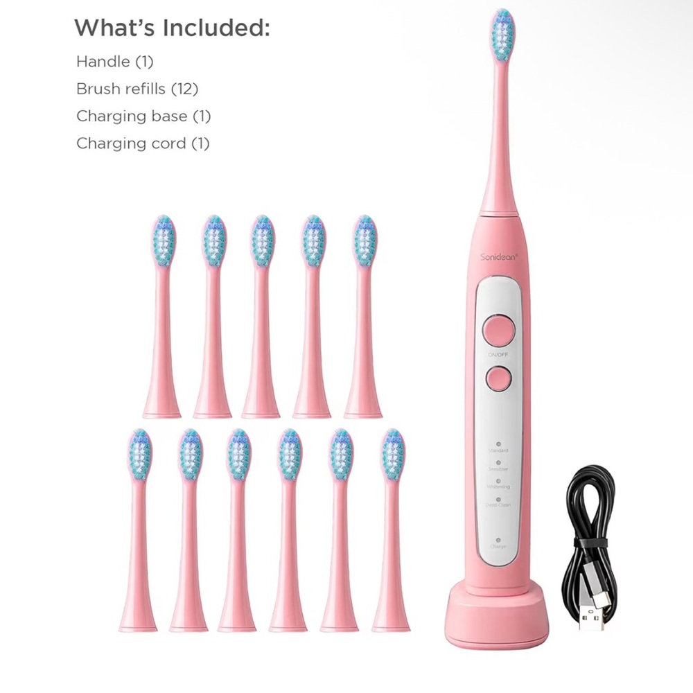Soniclean Pro4800 Pink Electric Toothbrush – NWT - Picture 2 of 6